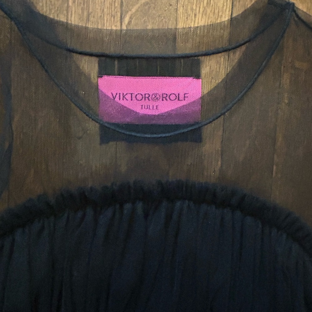NWT Viktor & Rolf Tulle Collection Tiered Top Mini Dress XS/S - Picture 4 of 10